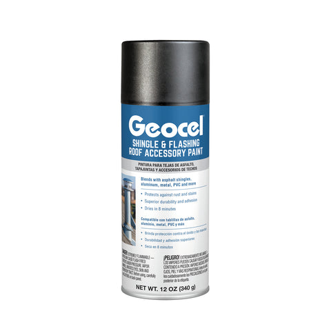 Geocel Shingle And Flashing Roof Accessory Paint - Full Carton 6 Cans - Free Shipping